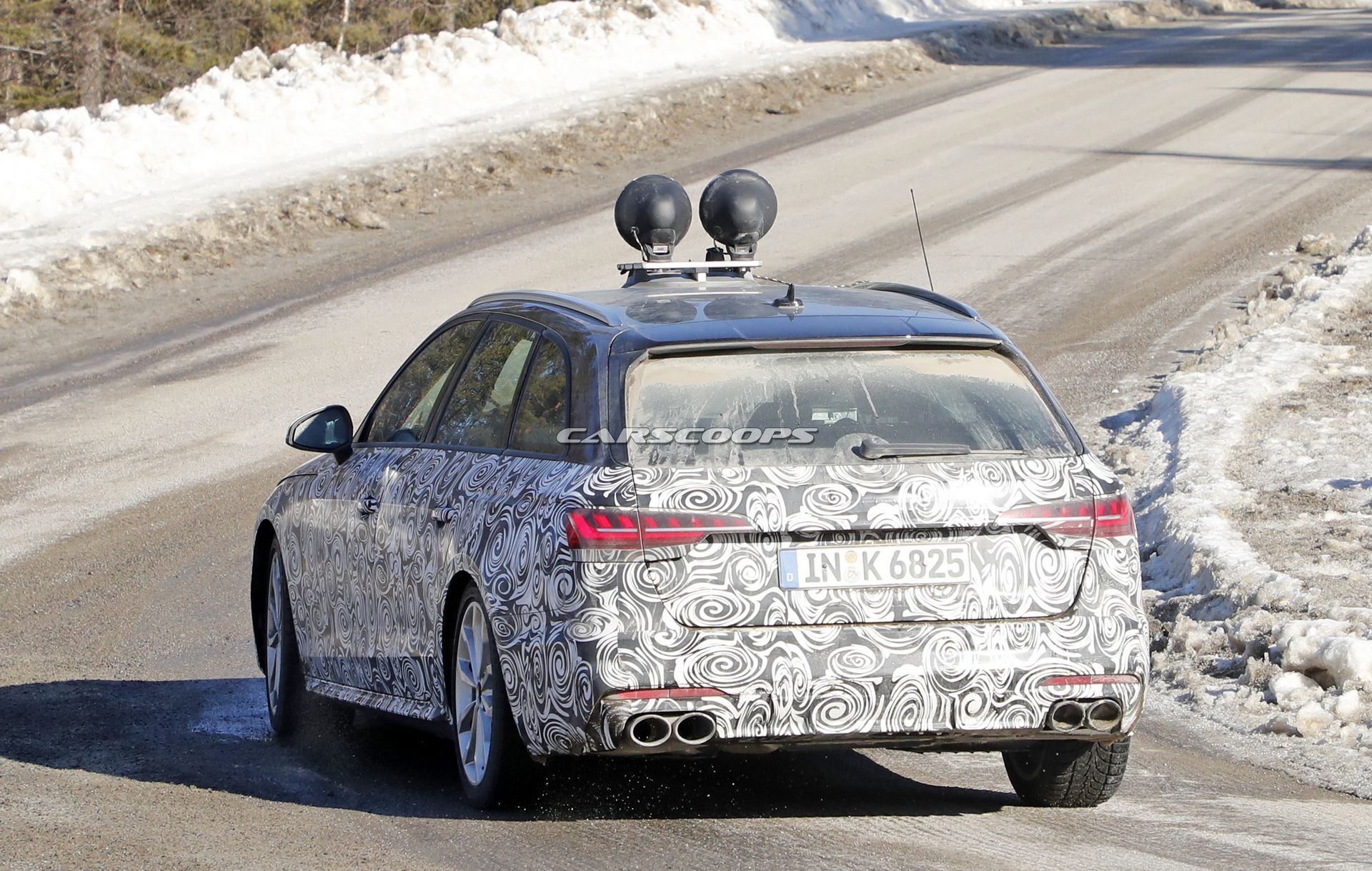 Audi-S4-Avant-Facelift-Spy-Shots-10 2020 Audi S4 Avant Coming For BMW M340i And Mercedes-AMG C43