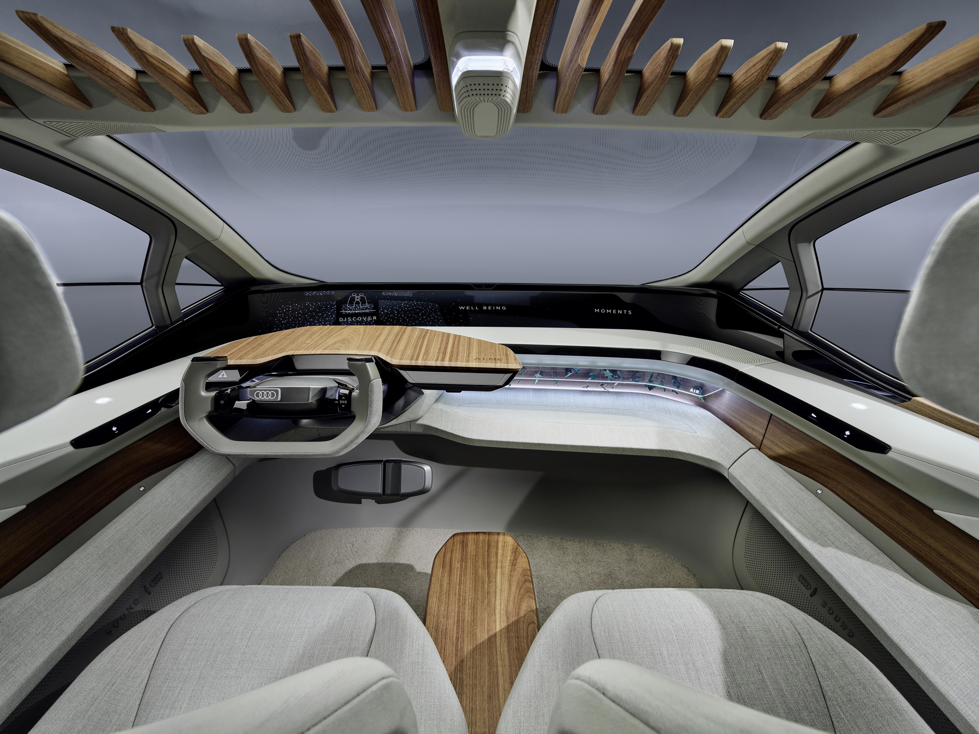 Audi-AIME-06 Audi’s Futuristic AI:ME Is A Compact EV With A Pretty Welcoming Interior