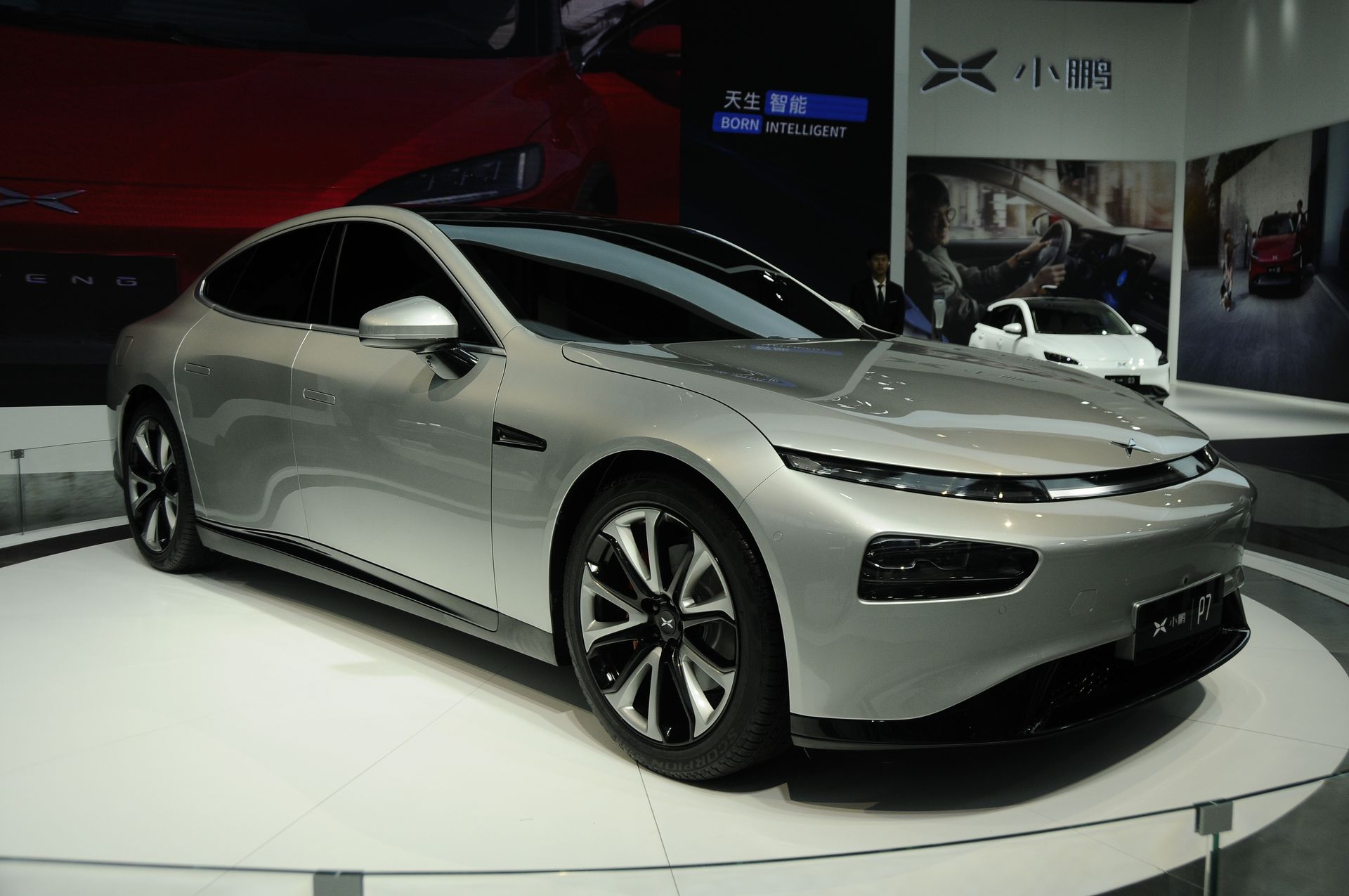 Xpeng P7 Shanghai 6 Xpeng P7 Electric Sporty Sedan Has 600 KM Range, Level 3 Autonomy