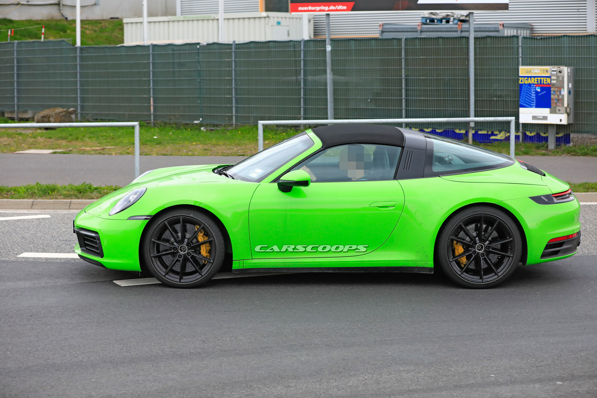 2020 porsche 911 targa spy shots 32 2020 Porsche 911 Targa With Removable Top Photographed Undisguised In Red Too