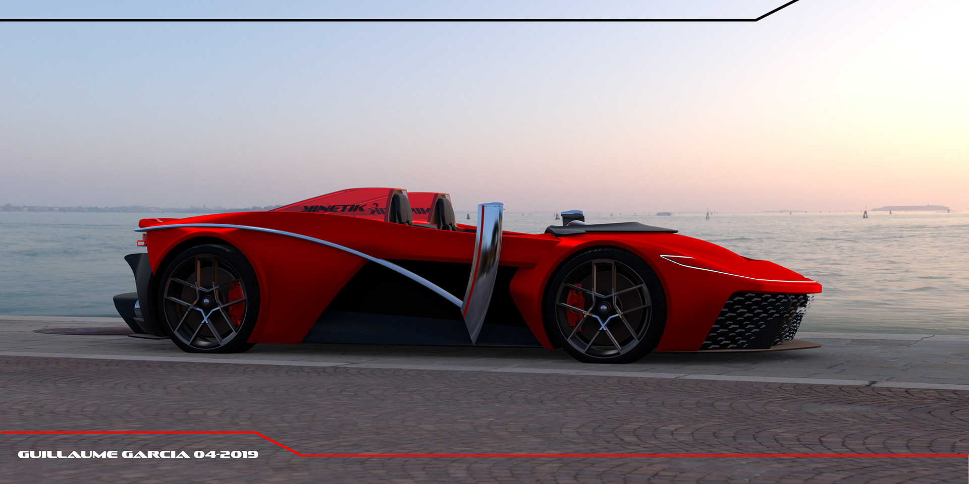 inertia kinetic rendering 12 Inertia Kinetik Is One Man’s Take On The Sports Car Of Tomorrow