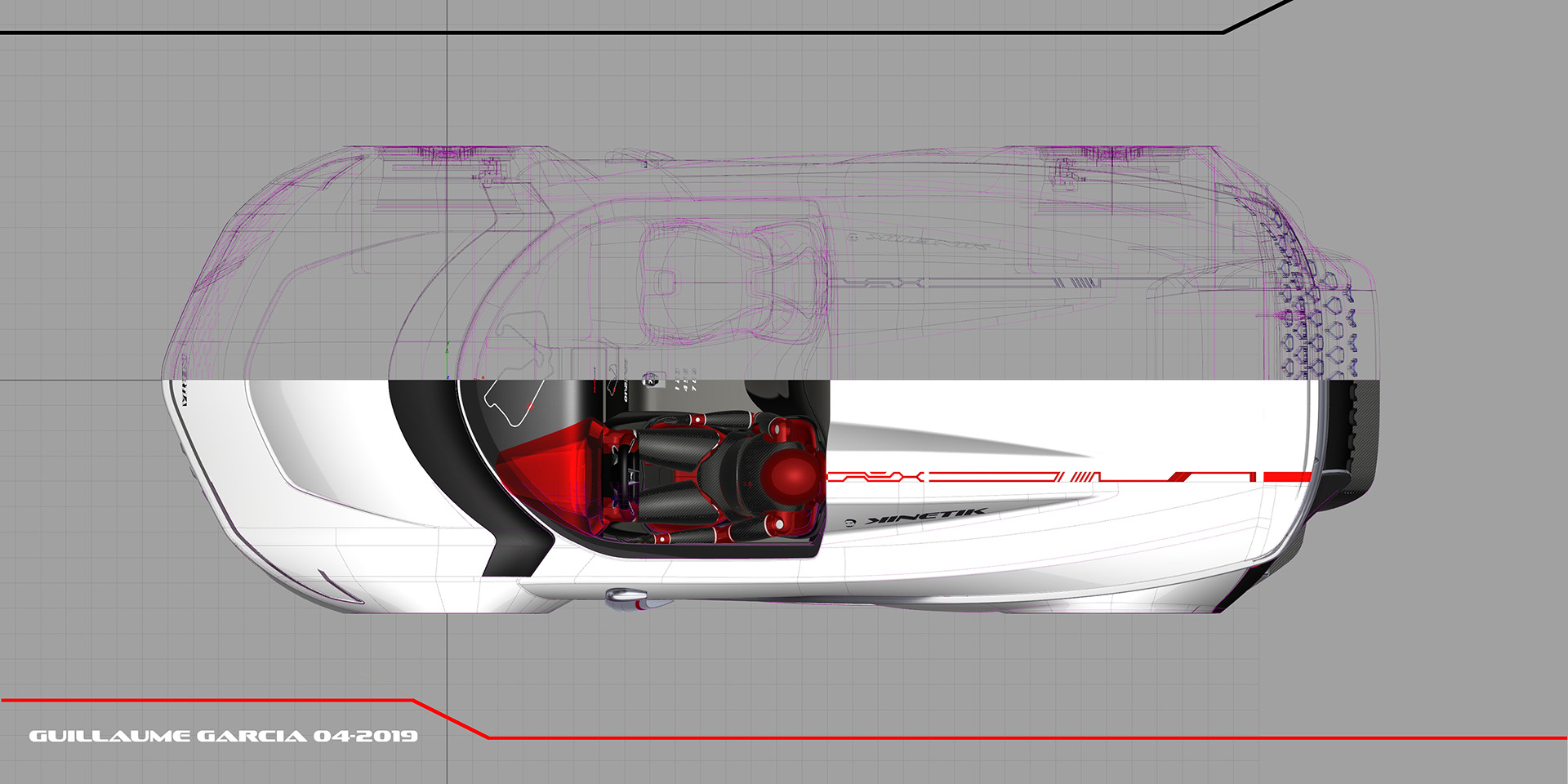 inertia kinetic rendering 43 Inertia Kinetik Is One Man’s Take On The Sports Car Of Tomorrow