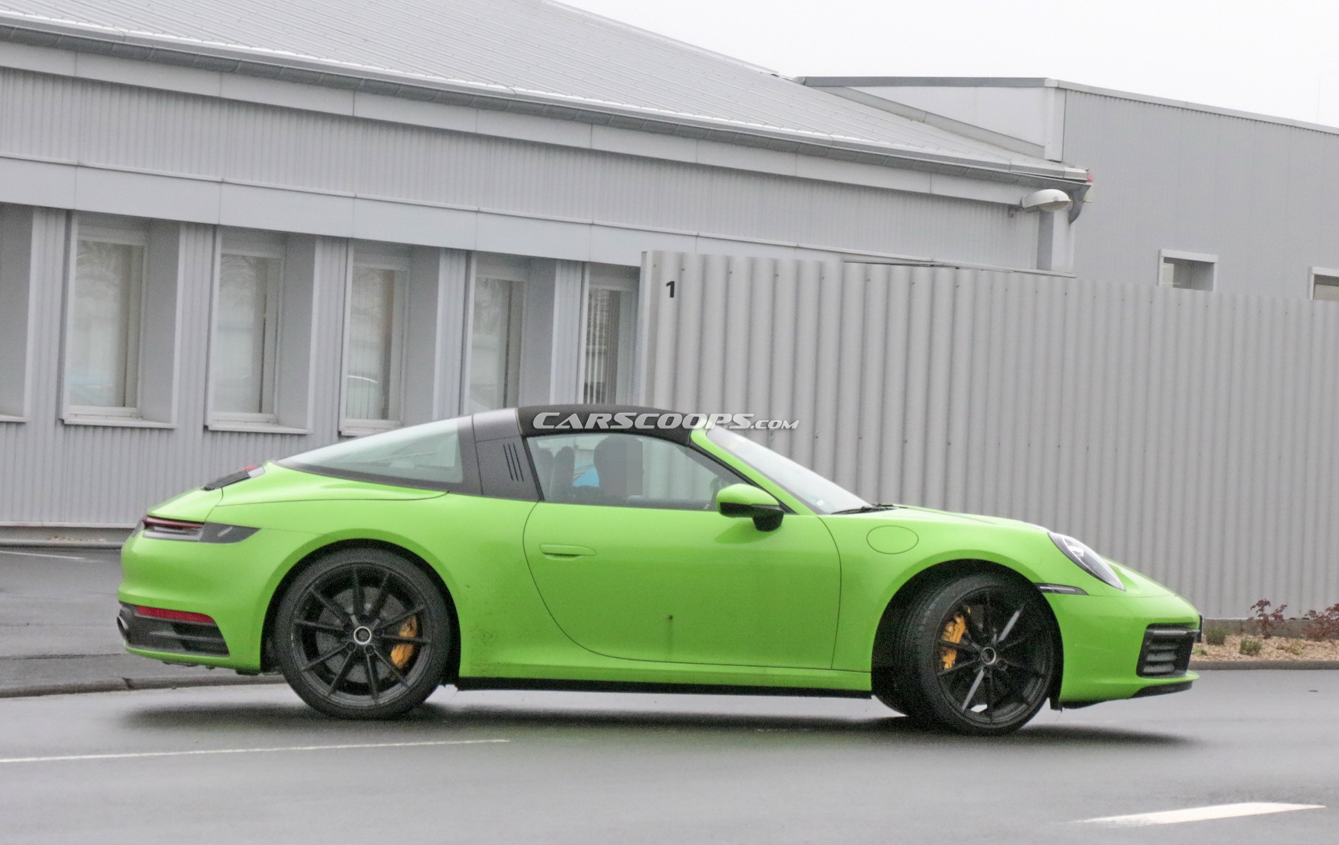 2020 Porsche 992 Targa 40 2020 Porsche 911 Targa With Removable Top Photographed Undisguised In Red Too