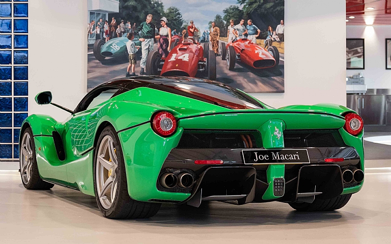 ferrari laferrari green jay kay 8 Vibrant “Kermit” LaFerrari Up For Sale – Can You Guess Its Owner?