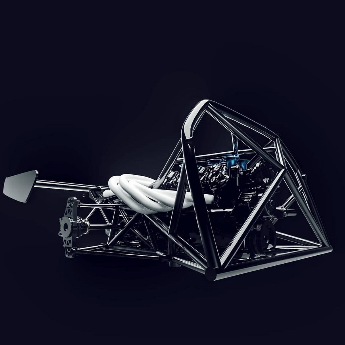 Porsche-Half11-05 The Half11 Looks Like A Porsche 911 That Was Rear Ended By An Old F1 Car