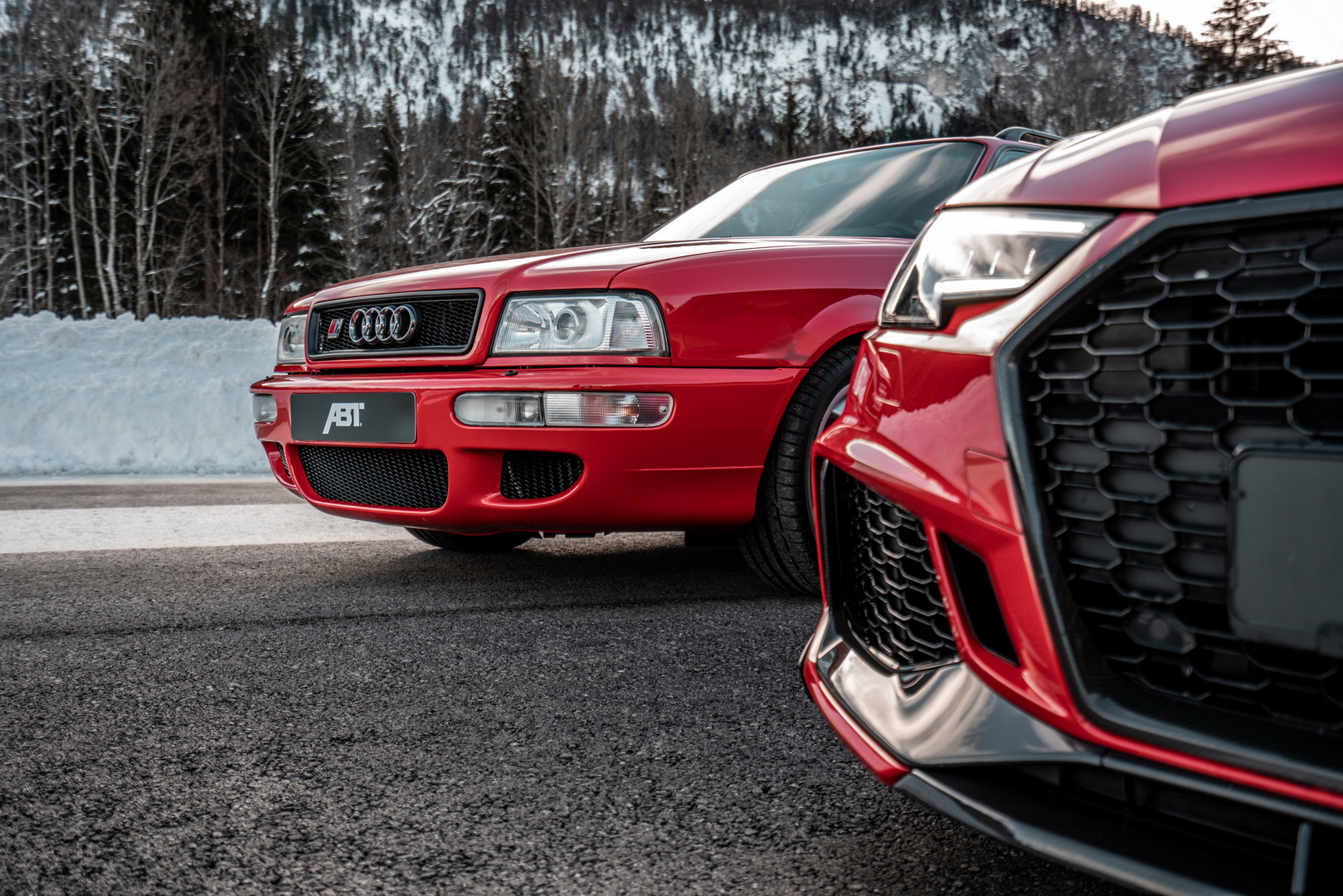audi rs2 rs4 avant tuning abt 13 Old Timer Audi RS2 Meets New RS4 Avant In ABT Family Photo Shoot