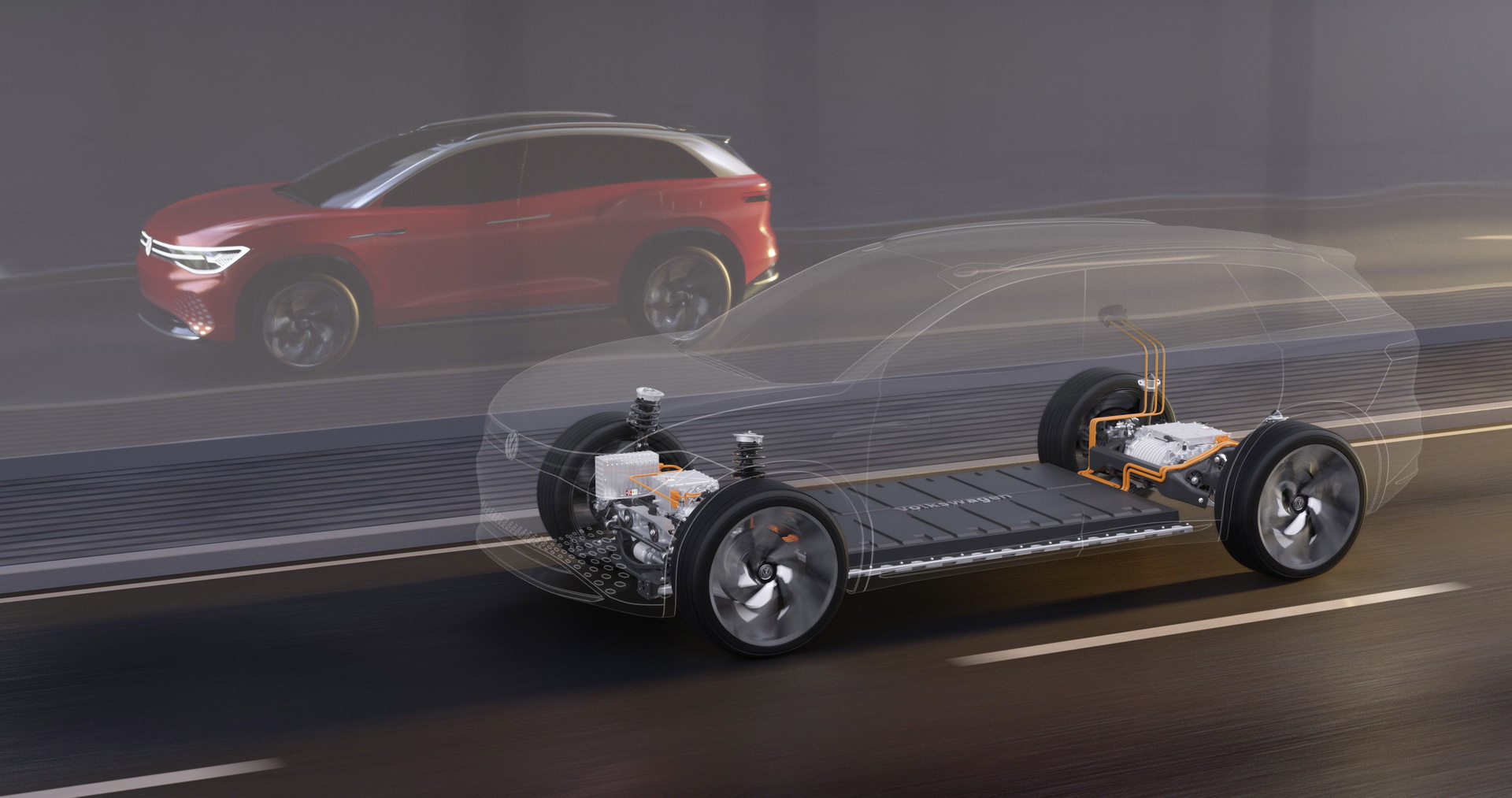 VW-ID-Roomzz-13 VW’s Electric ID. Roomzz Concept Revealed With 280 Miles Of Range, Three Rows Of Seats