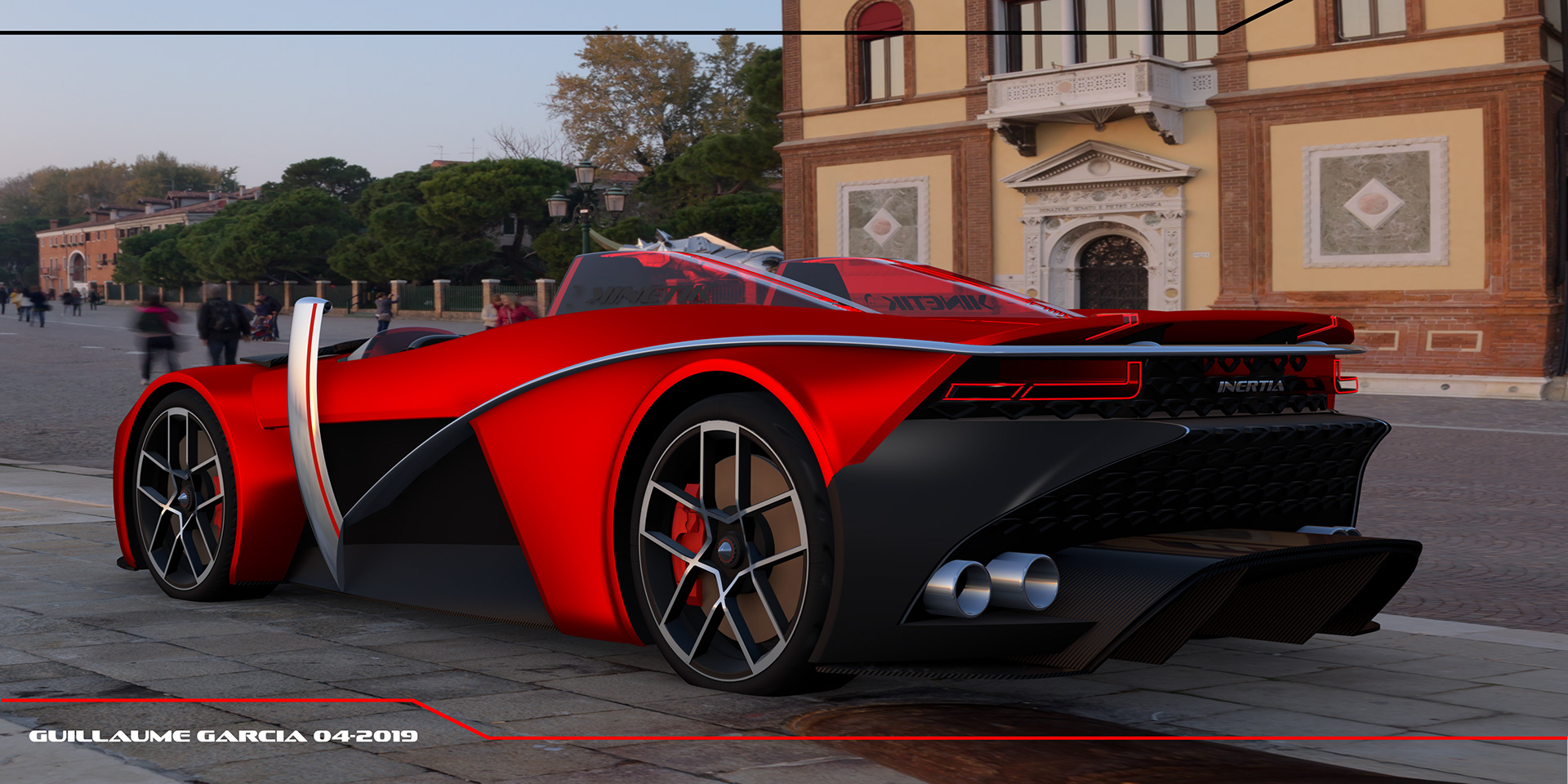 inertia kinetic rendering 7 Inertia Kinetik Is One Man’s Take On The Sports Car Of Tomorrow