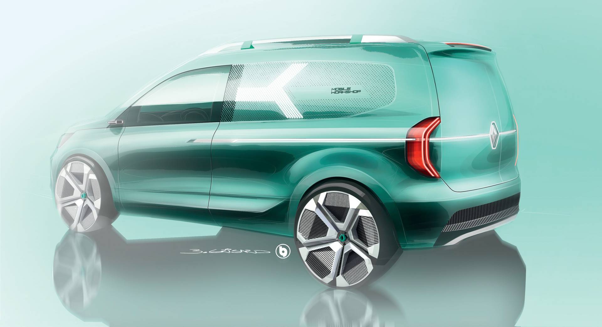 Renault Kangoo ZE Concept 8 Electric Renault Kangoo ZE Concept Previews Next-Generation Compact Van Coming In 2020