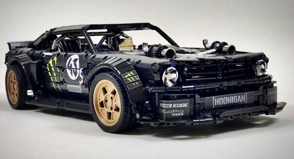  Creative Fan Builds A Working Ford Mustang Hoonicorn V2 From LEGOs