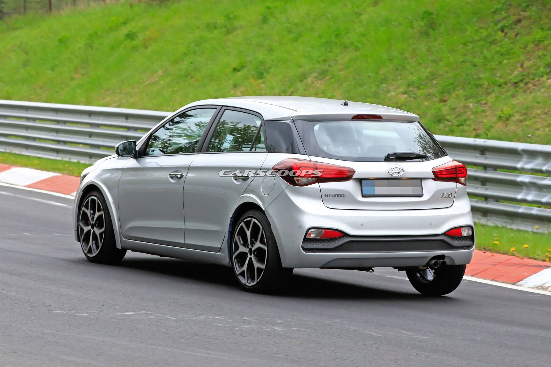 Hyundai i20 N test mule spy shots 18 Hyundai i20 N Hot Hatch Leaves Hideout, Is A Chassis Mule For Now