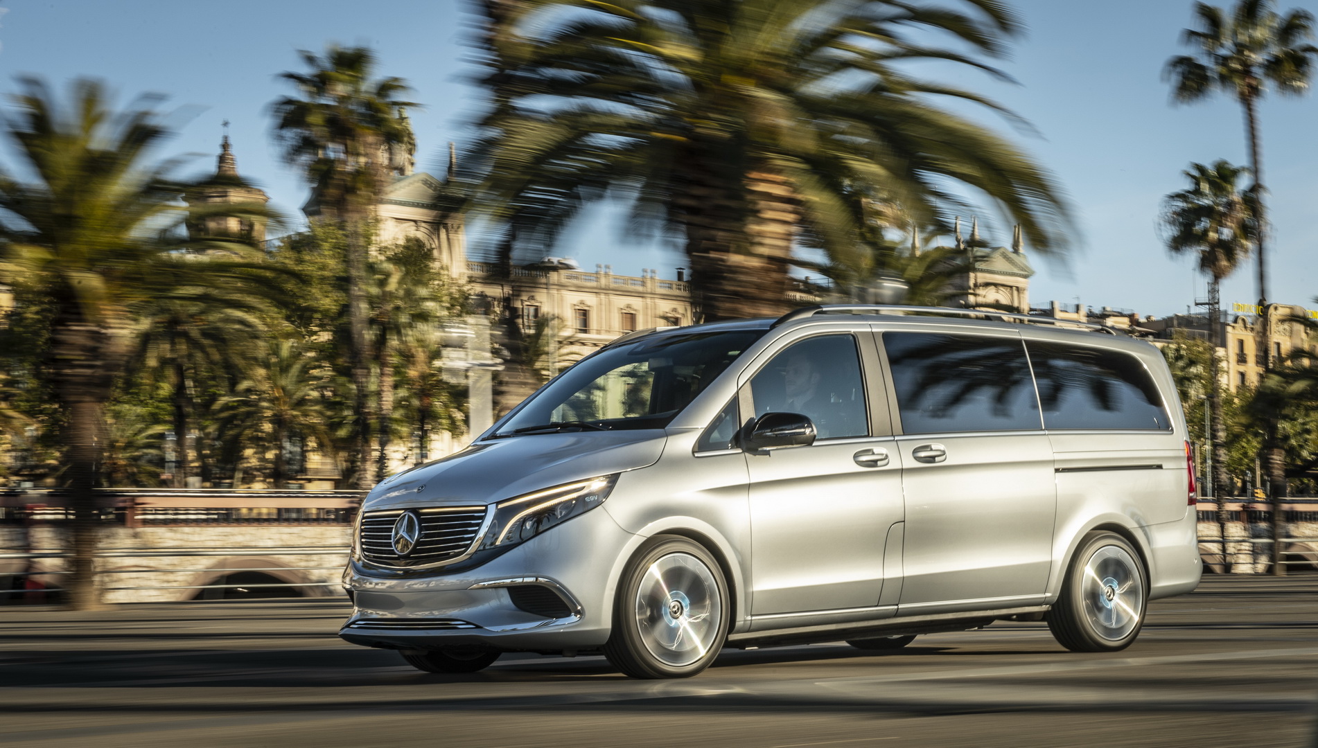 2019 mercedes-benz eqv concept 8 Mercedes-Benz Drives Concept EQV On The Streets Of Barcelona