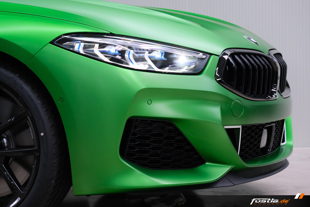 2019 bmw m850i cabrio tuning fostla 11 BMW M850i Cabrio Goes Green… Matte Krypton Green That Is