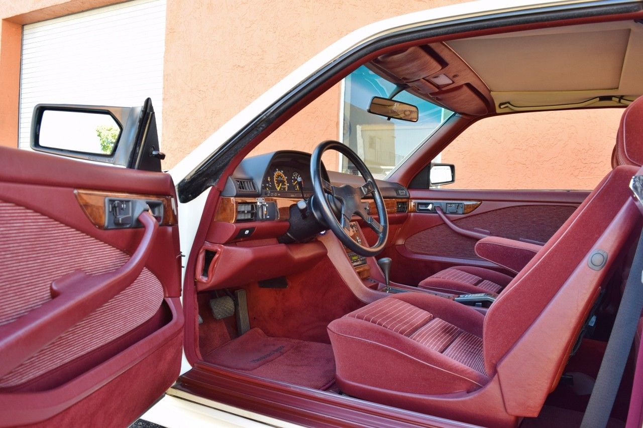 Mercedes Benz 500 SEC AMG 16 1985 Mercedes-Benz 500 SEC AMG Is An All-White, $57k Bruiser