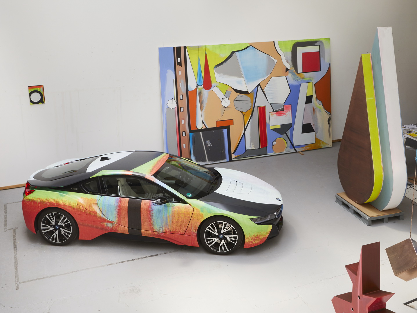 bmw i8 art car thomas scheibitz 7 BMW i8 Gains A Colorful Look For The Sake Of Art