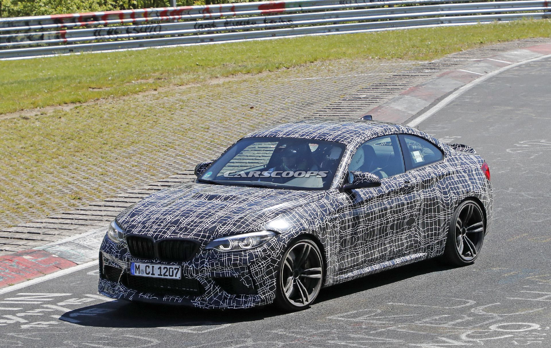BMW M2 CS Nabbed Testing With Carbon Fiber Parts Galore