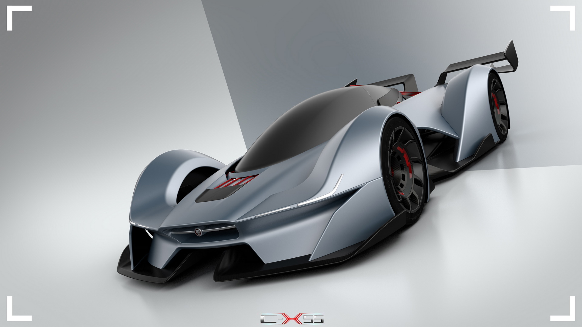 jaguar gt vision cx55 render 4 Jaguar C-X55 Concept Is Inspired By The Frame Of A Tennis Racket