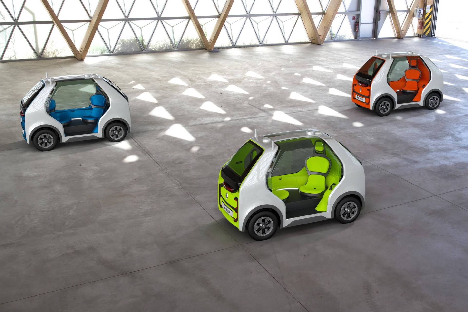 Renault EZ-POD Concept 5 Renault EZ-Pod Is A Twizy-Based Autonomous Vehicle For Short-Distance Transport