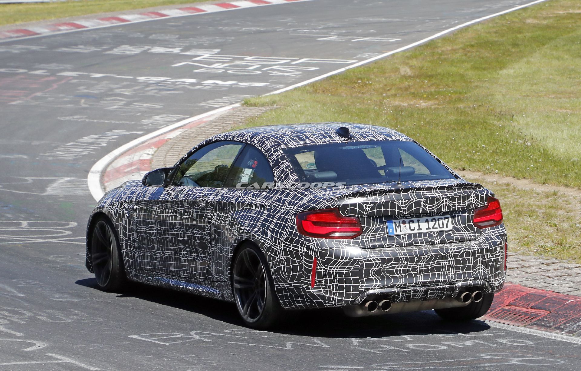 BMW M2 CS Nabbed Testing With Carbon Fiber Parts Galore