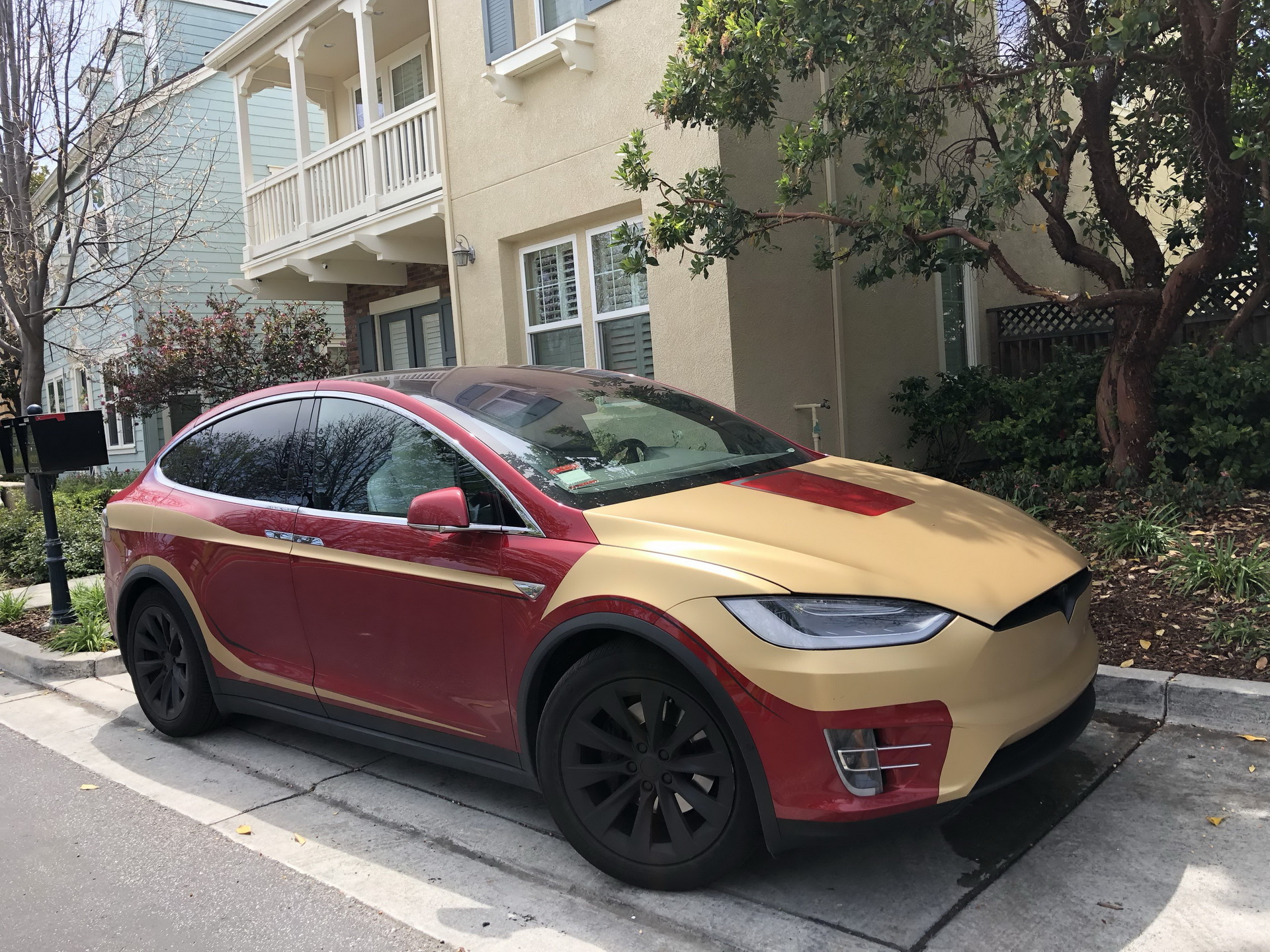 tesla model x iron man look 1 Are Iron Man Teslas A Thing? It Kind Of Seems That Way