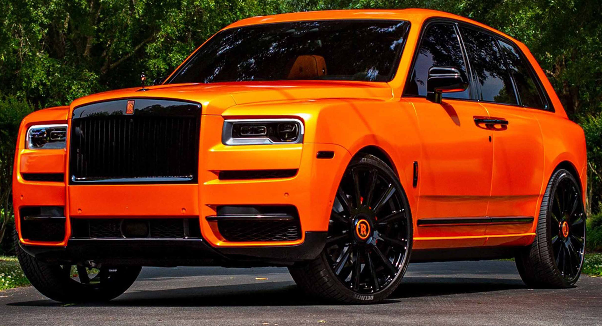 Odell Beckham Jr Owns Orange Rolls Royce Cullinan With 