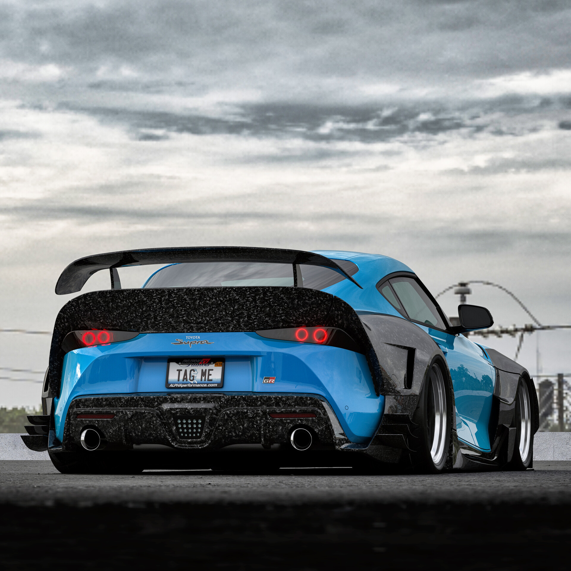 This Is What The New Toyota Supra Looks Like With A Widebody Kit