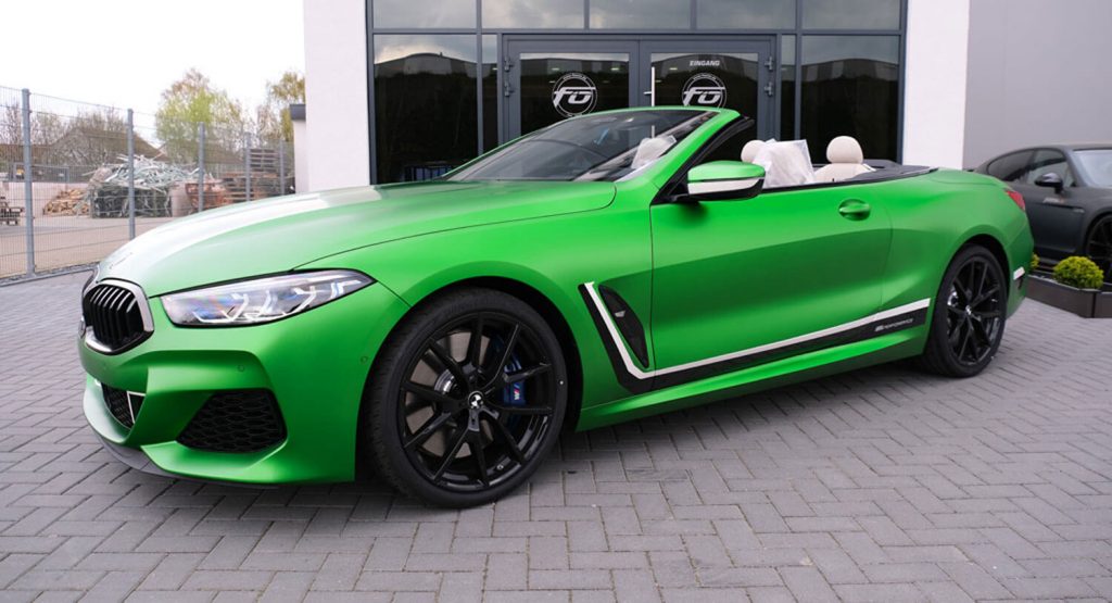 BMW M850i Cabrio Goes Green… Matte Krypton Green That Is
