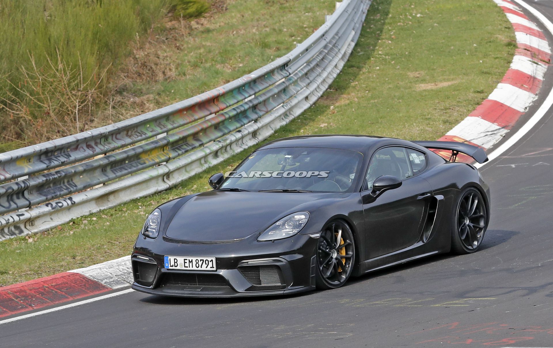 Porsche 718 Cayman GT4 Spy Shots 4 New Porsche 718 Cayman GT4 To Send Shockwaves Through Sports Car World