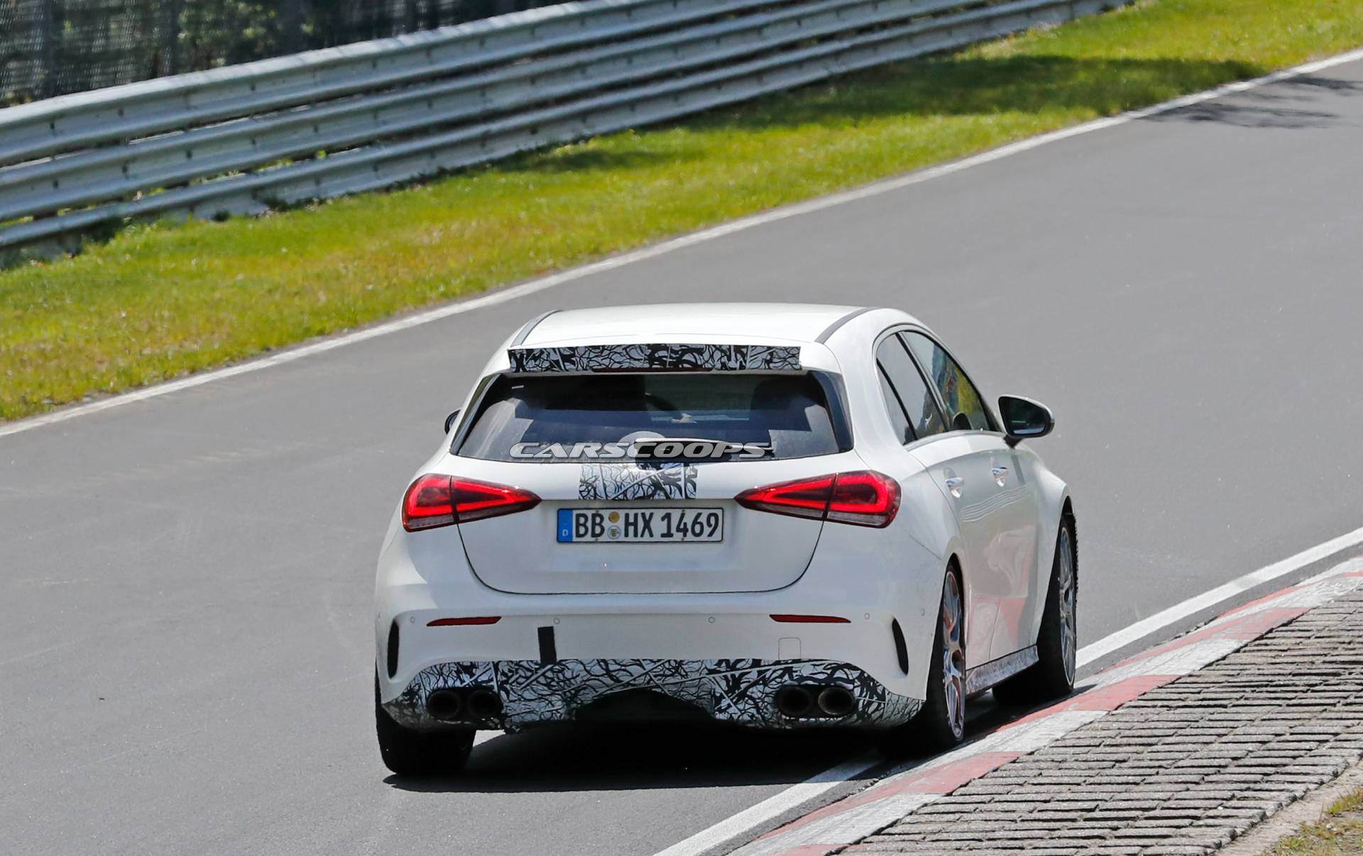 2020 Mercedes-AMG A45 Tackles The Nürburgring Virtually Undisguised