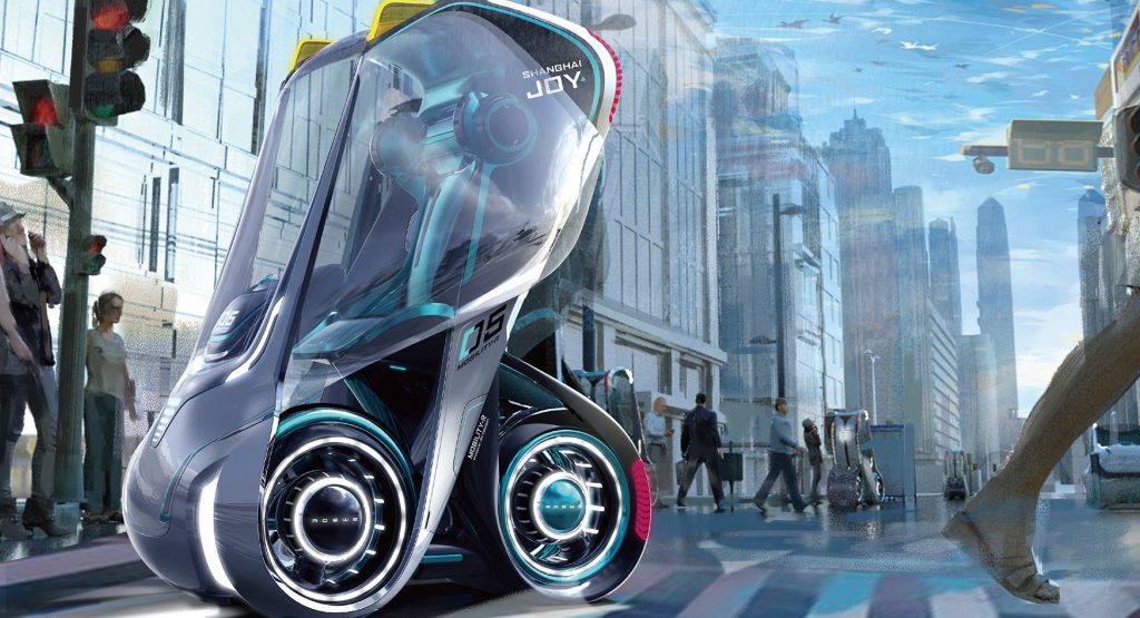  Can You Imagine Running Through The City In This Fancy Pod?