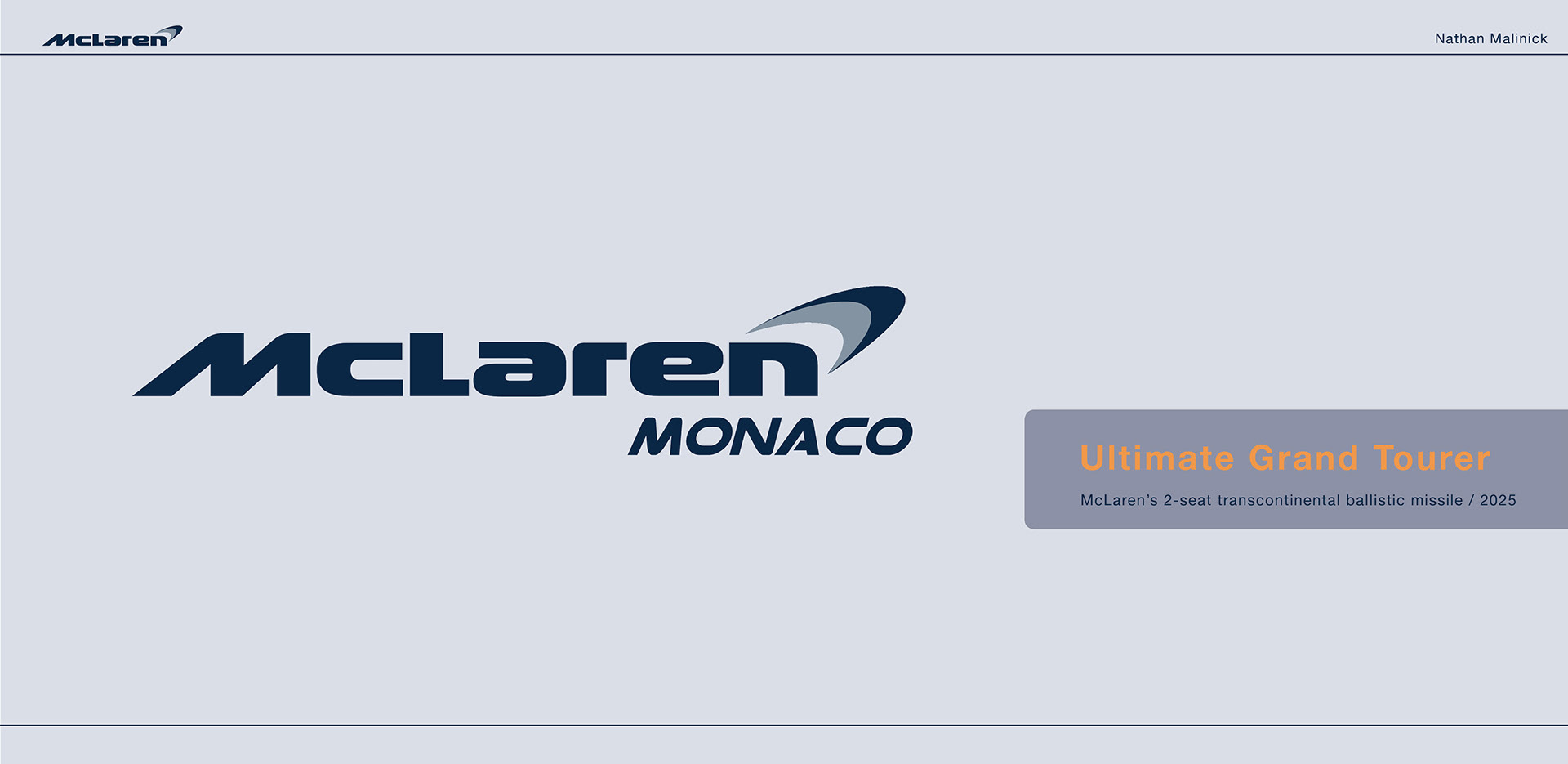 McLaren Monaco Concept Is A More Orthodox, Yet Futuristic, Grand Tourer