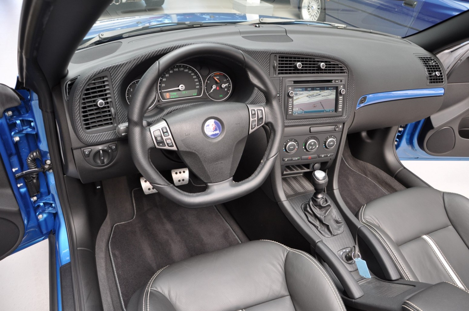 One-Of-One 2012 Saab 9-3 Cabriolet Sky Blue Edition Sold For $66,500