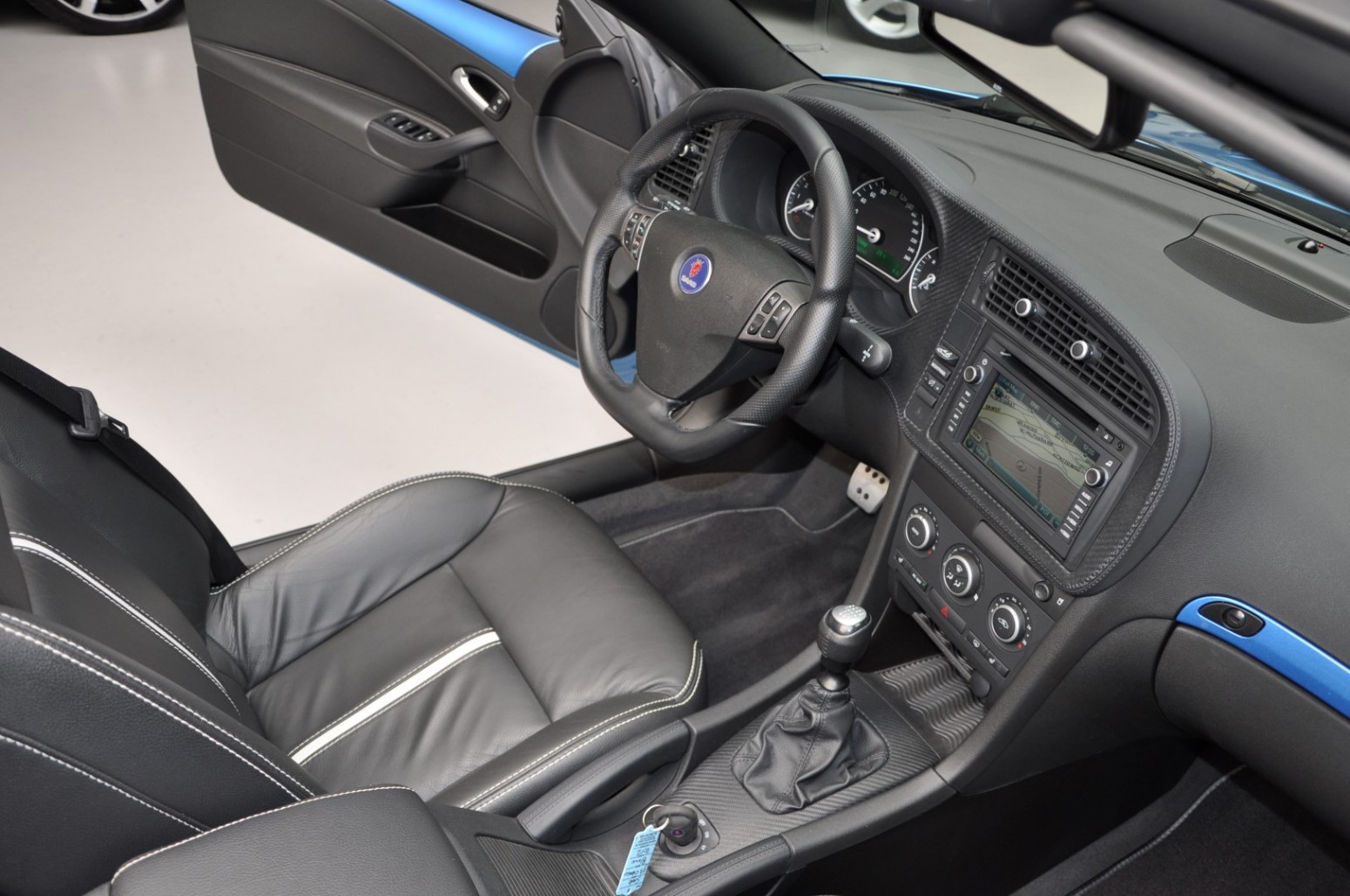 One-Of-One 2012 Saab 9-3 Cabriolet Sky Blue Edition Sold For $66,500