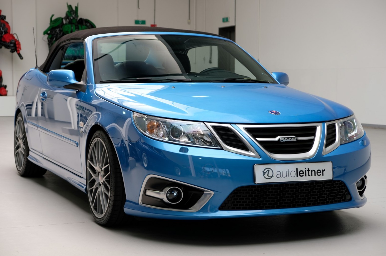 One-Of-One 2012 Saab 9-3 Cabriolet Sky Blue Edition Sold For $66,500