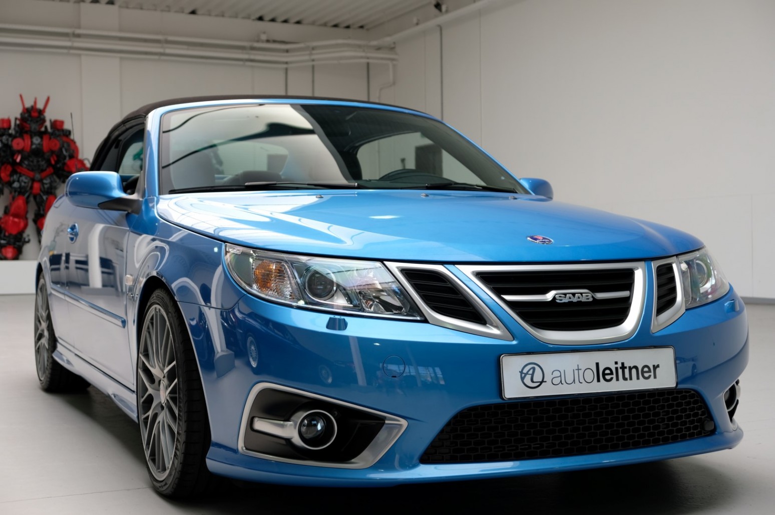 One-Of-One 2012 Saab 9-3 Cabriolet Sky Blue Edition Sold For $66,500