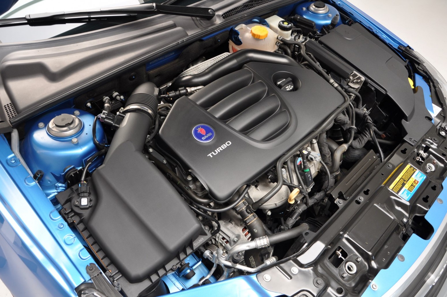 One-Of-One 2012 Saab 9-3 Cabriolet Sky Blue Edition Sold For $66,500