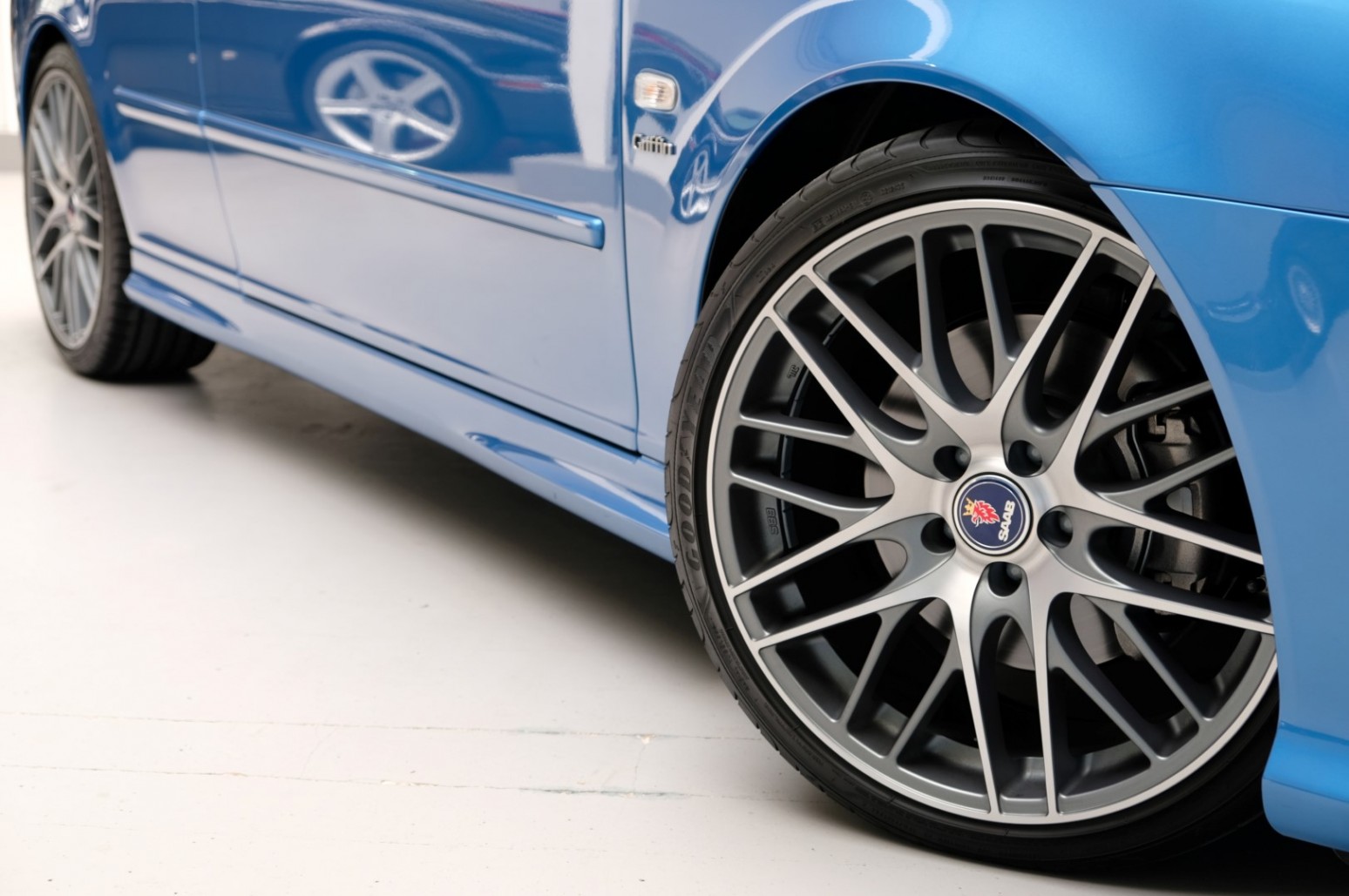 One-Of-One 2012 Saab 9-3 Cabriolet Sky Blue Edition Sold For $66,500