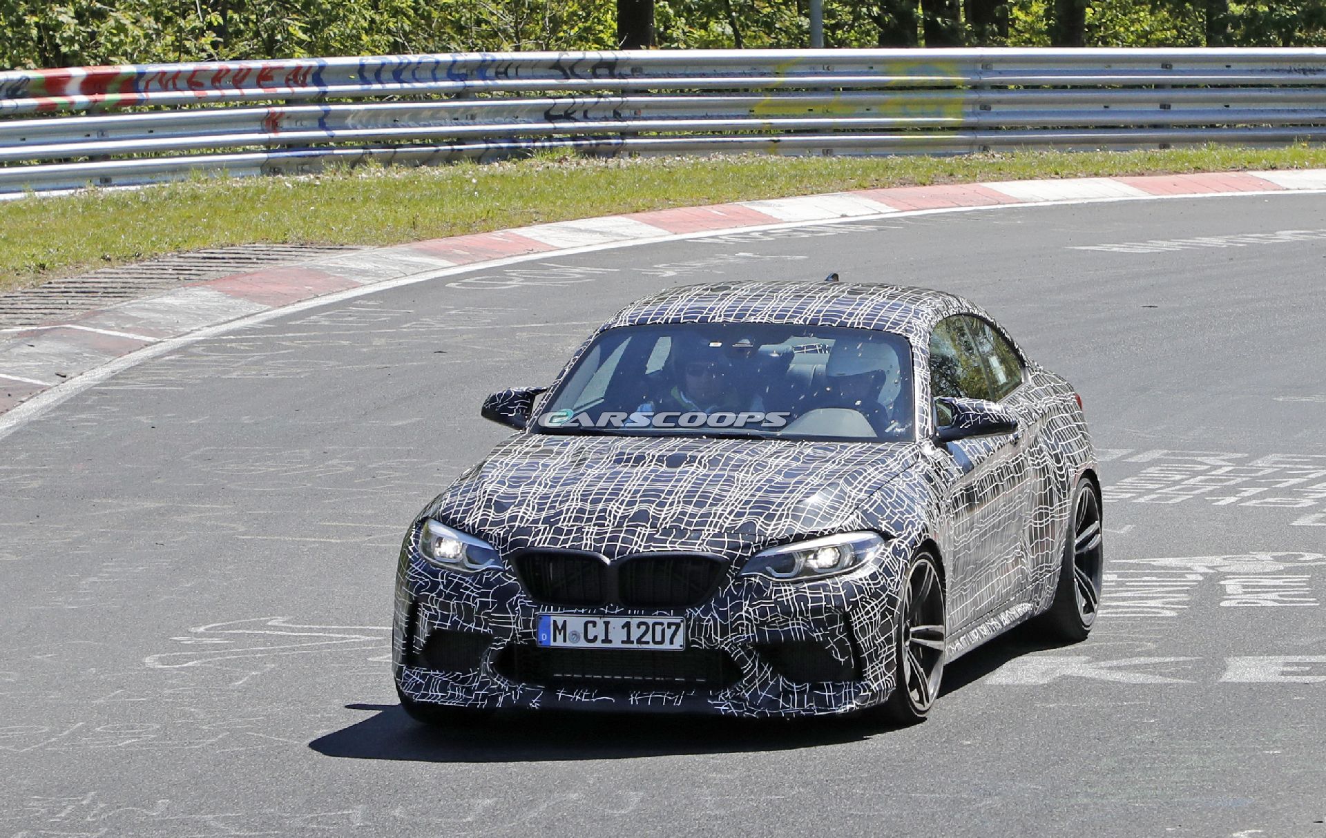 BMW M2 CS Nabbed Testing With Carbon Fiber Parts Galore