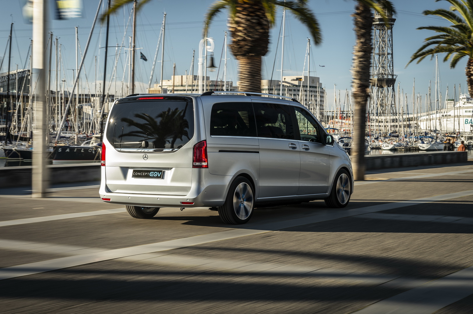 2019 mercedes-benz eqv concept 3 Mercedes-Benz Drives Concept EQV On The Streets Of Barcelona