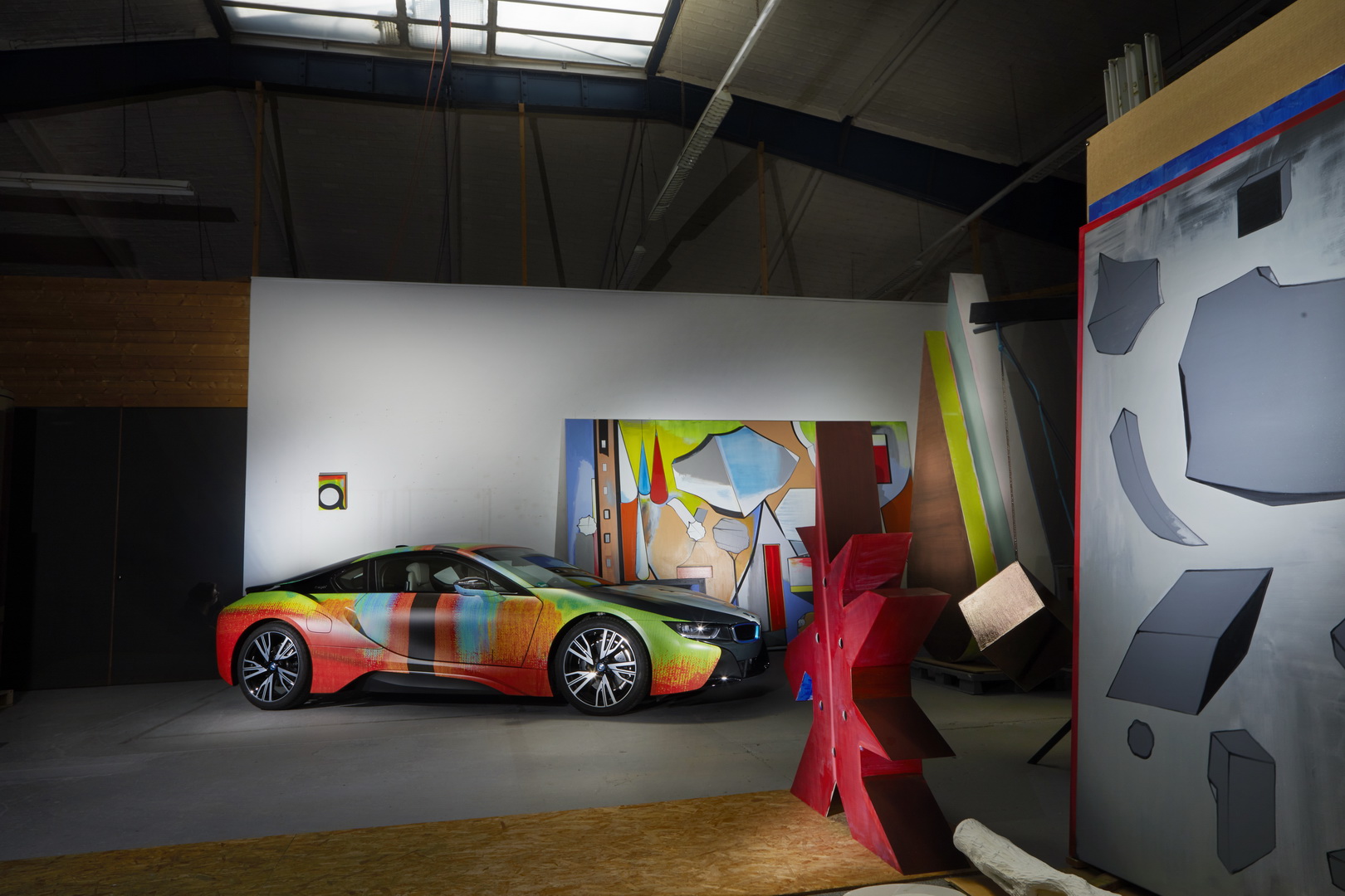 bmw i8 art car thomas scheibitz 15 BMW i8 Gains A Colorful Look For The Sake Of Art