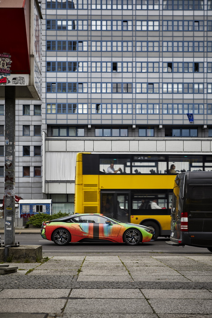 bmw i8 art car thomas scheibitz 4 BMW i8 Gains A Colorful Look For The Sake Of Art
