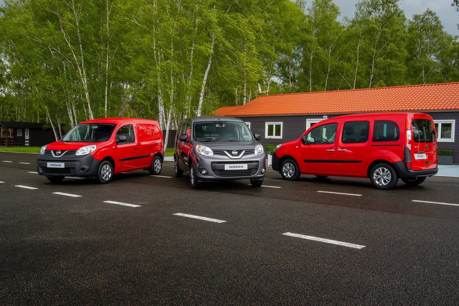 Nissan NV250 lineup 1 Badge-Engineered Nissan NV250 Compact Van Debuts In Europe