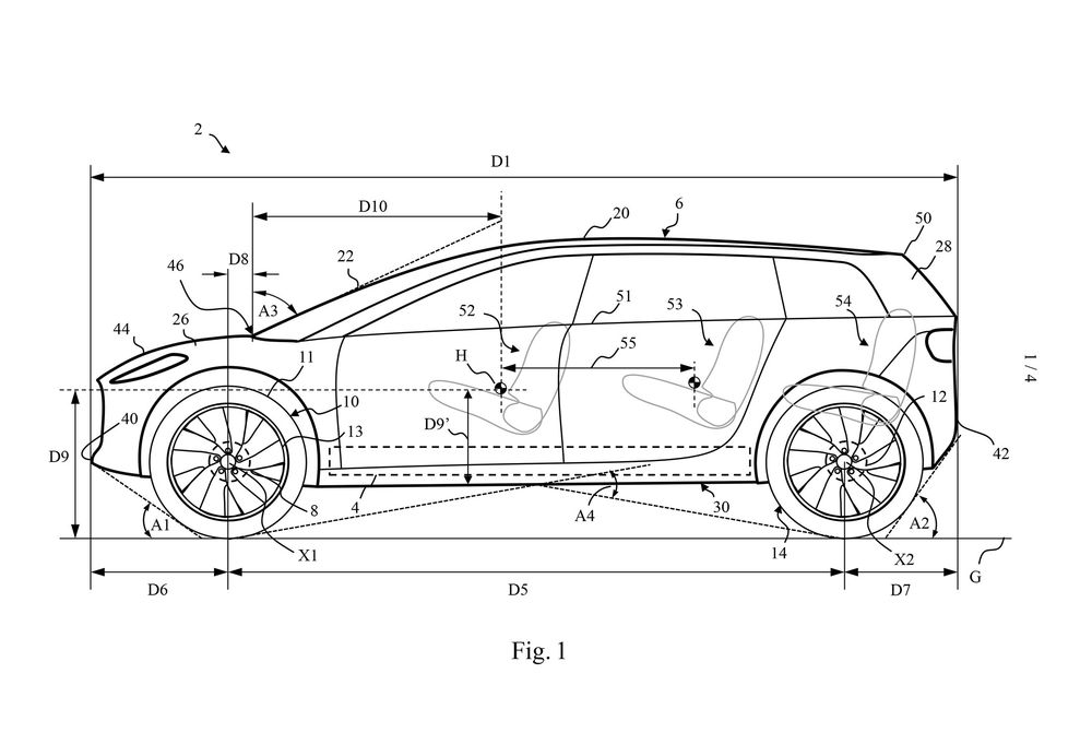 Dyson electric vehicle patent images 3 Dyson’s First EV Coming In 2021, Patents Show Large Crossover Like Model