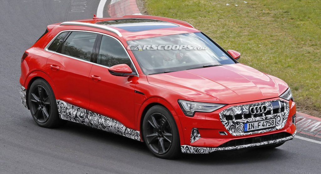  High-Performance Audi E-Tron Spied, Could Be The S Or RS Variant (New Photos)