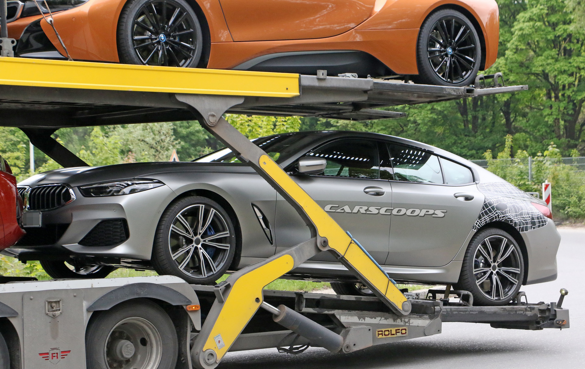 BMW-8-Series-GranCoupe-3 2020 BMW 8-Series GranCoupe Spotted Barely Disguised While Transferred On Truck