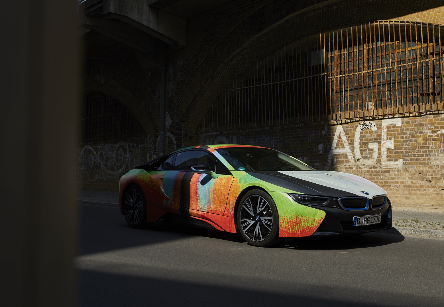 bmw i8 art car thomas scheibitz 1 BMW i8 Gains A Colorful Look For The Sake Of Art