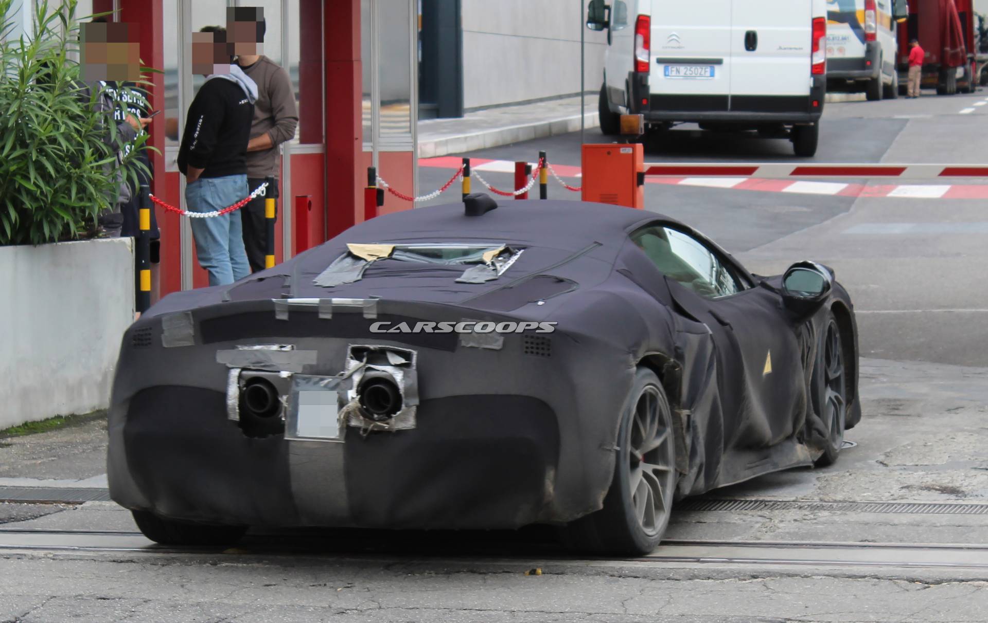 Ferrari’s 1,000 PS Hybrid Supercar Spotted A Week Before Its Official Unveiling