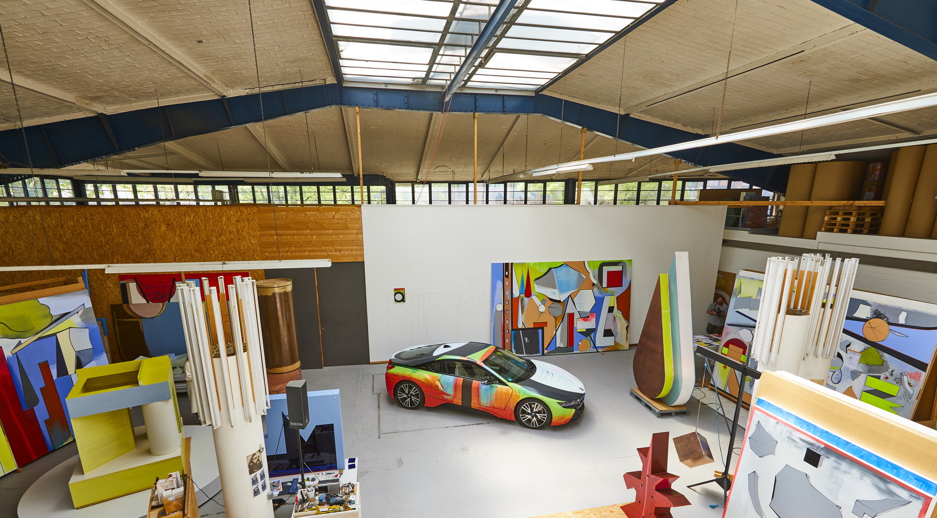 bmw i8 art car thomas scheibitz 8 BMW i8 Gains A Colorful Look For The Sake Of Art