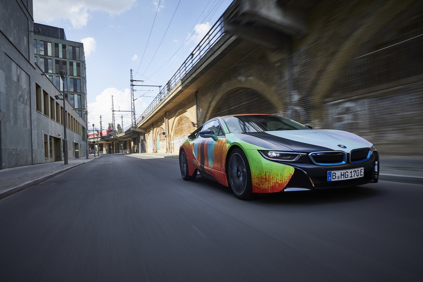bmw i8 art car thomas scheibitz 3 BMW i8 Gains A Colorful Look For The Sake Of Art