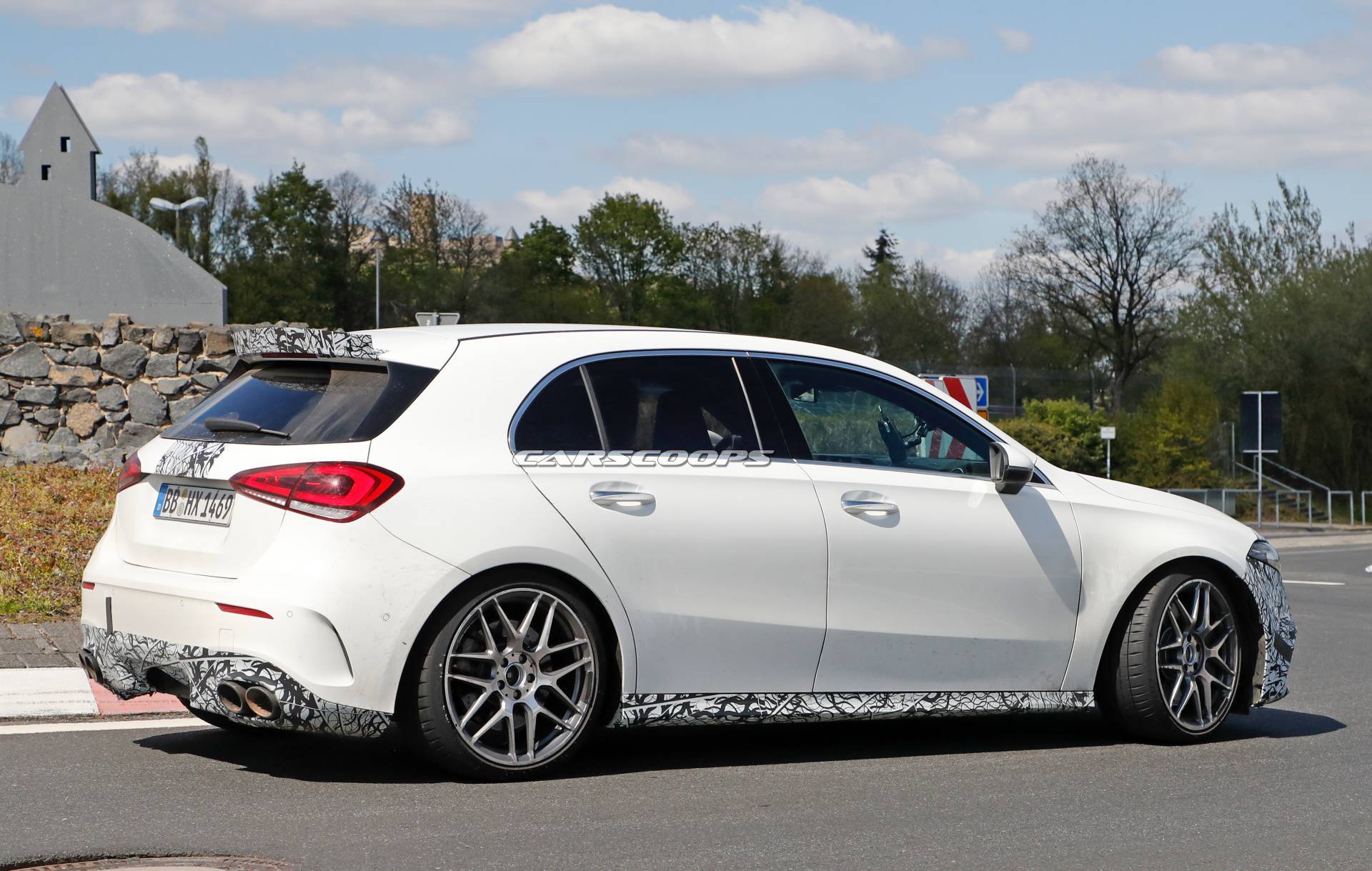 2020 Mercedes-AMG A45 Tackles The Nürburgring Virtually Undisguised